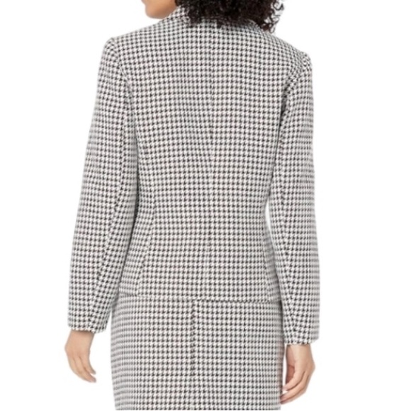 Le Suit Women's Houndstooth Blazer size 14 - Picture 2 of 2